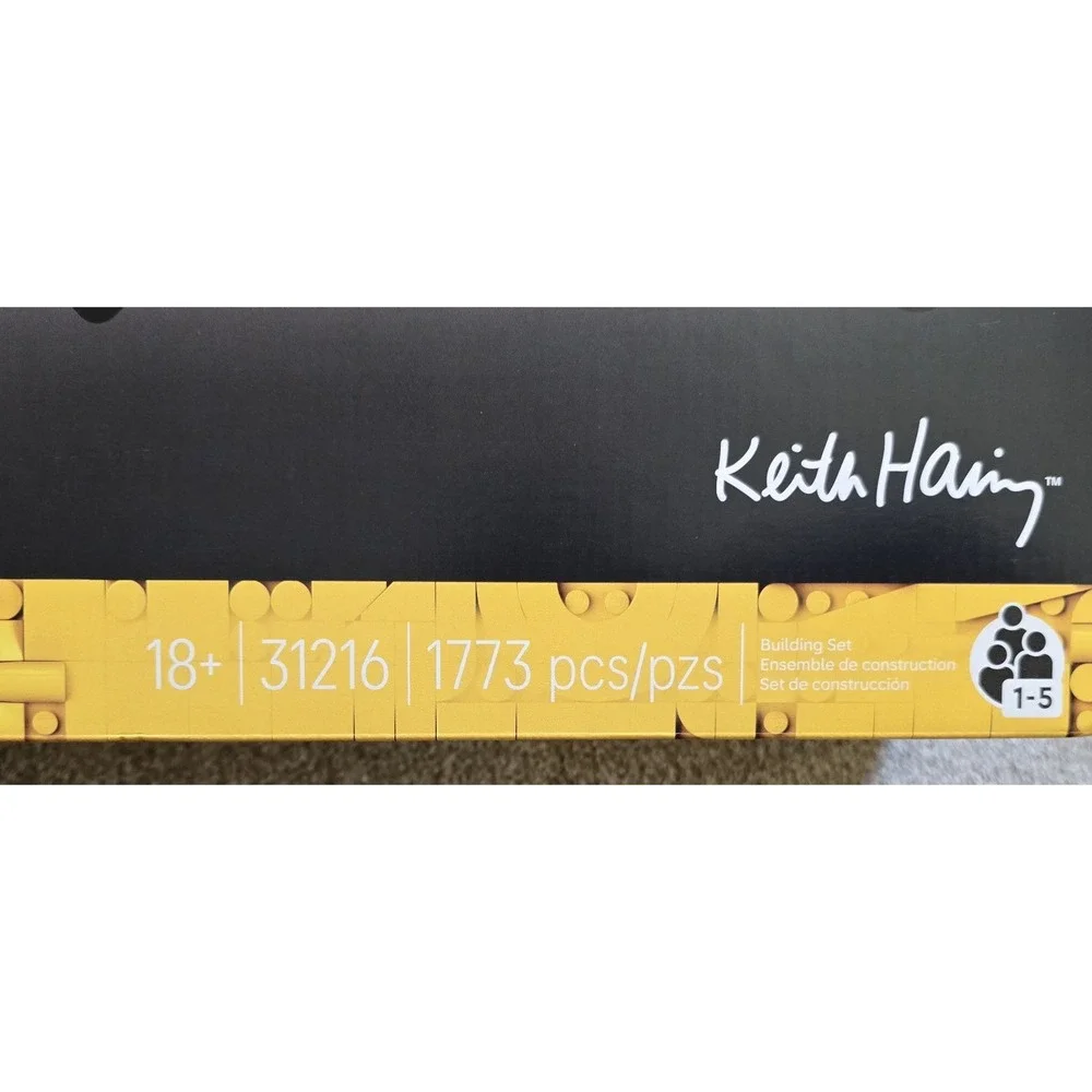 LEGO Art Keith Haring Dancing Figures 31216 Box 1773 Pieces 18+ Limited
